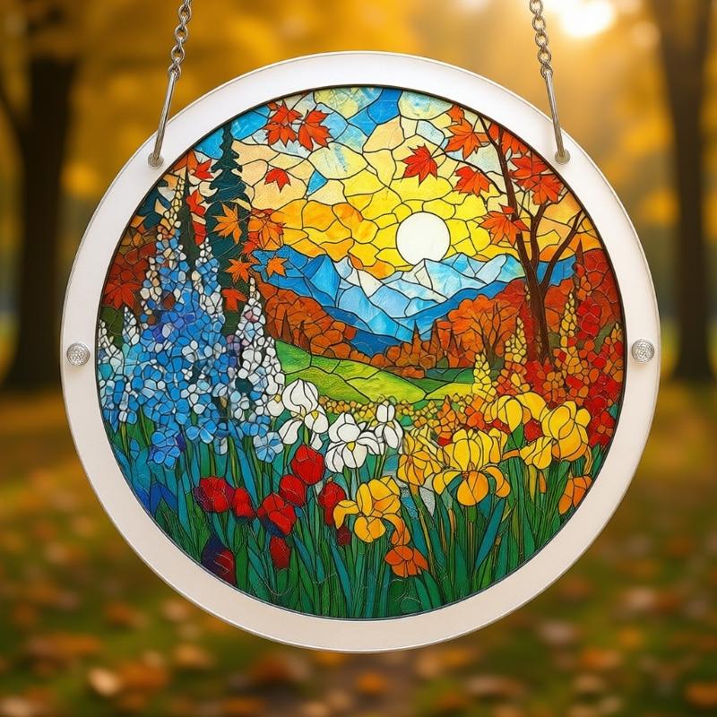 Verriegelbare Acryl-Puzzles Sonnenfänger Bunte Hängende Lichtfänger Ornamente Für Heimfensterdekoration