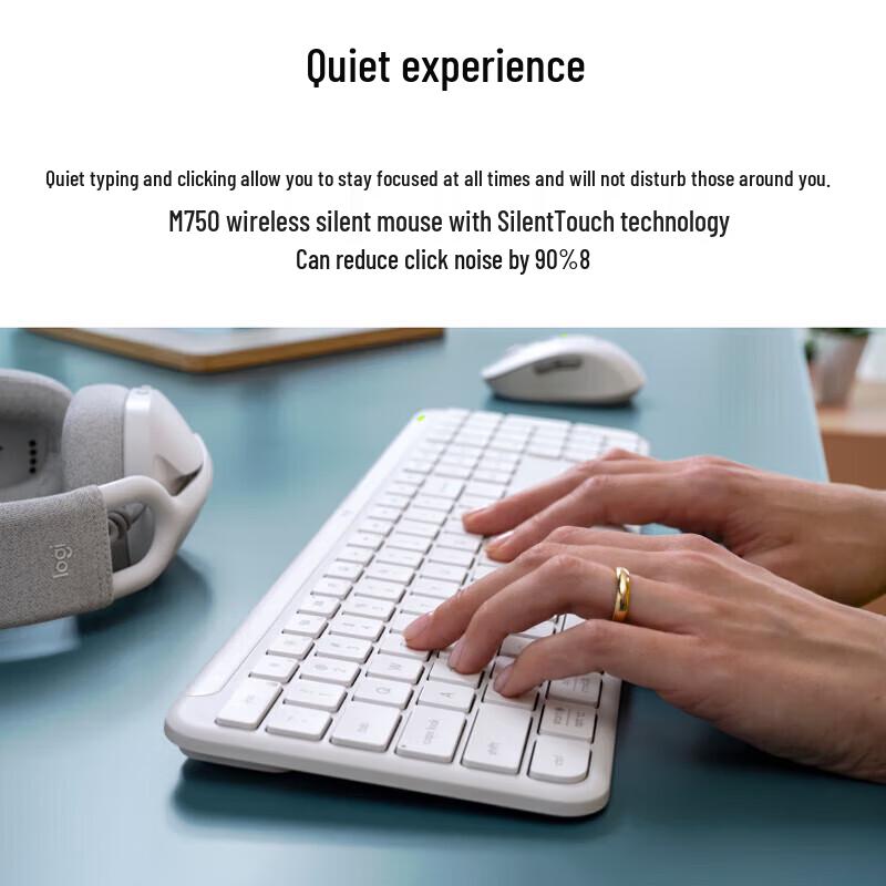 Logitech MK950 Wireless Dual-Mode Keyboard Mouse Combo