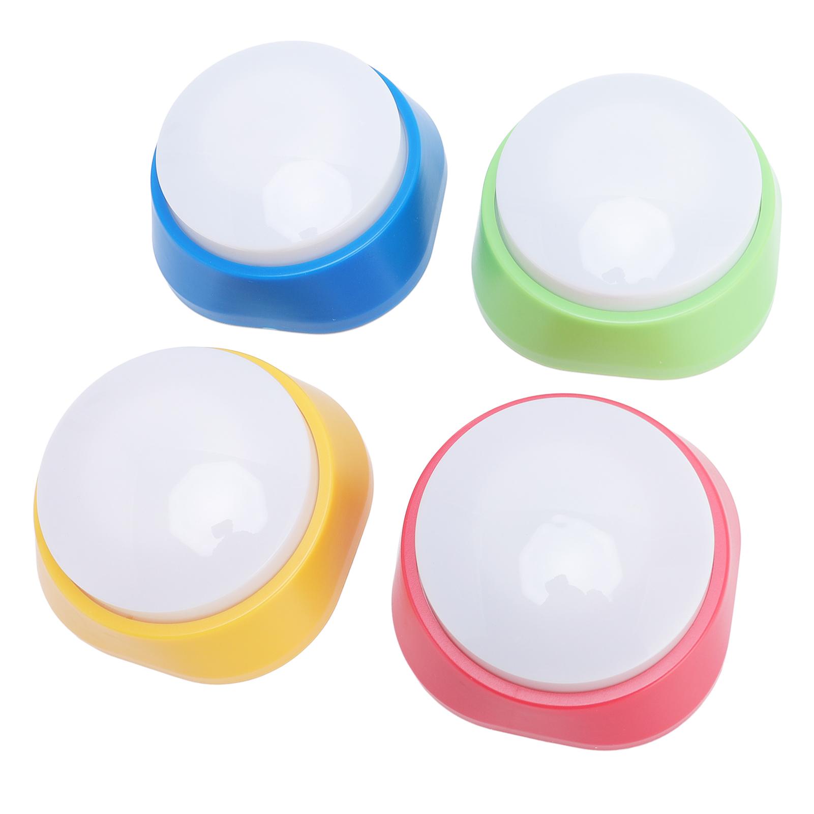 

4 кнопки записи голоса, желтые, зеленые, синие, красные, 30 секунд записи, зуммер для дрессировки домашних животных с