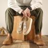 Fashion New Business Flats Stylish Male Skate Footwear Outdoor Men Shoe Leather Fashion Men's Walking Shoes Lace-Up Men Casual Shoes