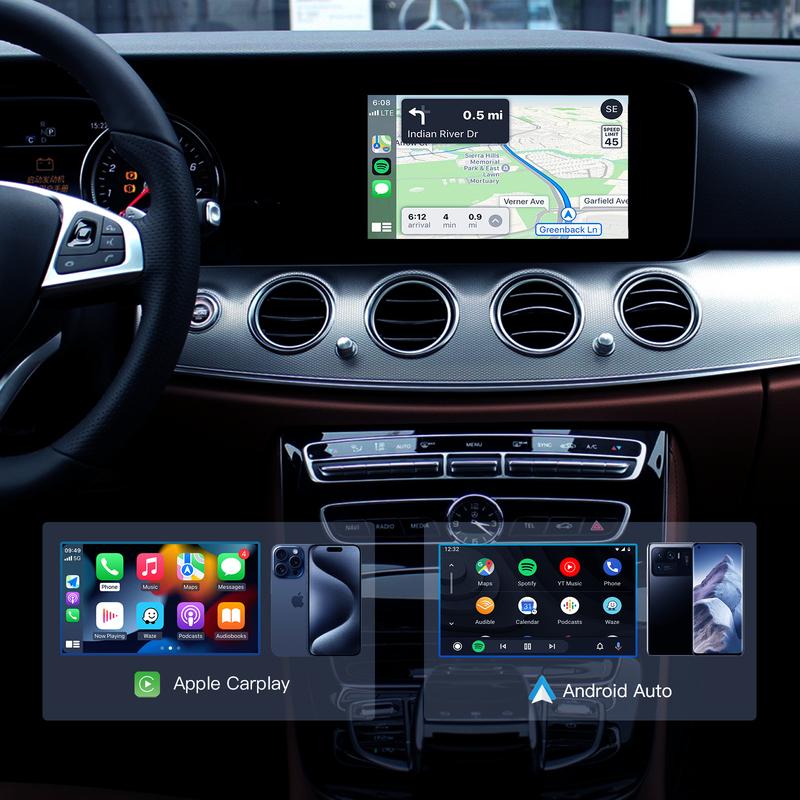 CARABC Drahtloses CarPlay Android Auto Für Mercedes NTG5.0 NTG4.5 A B C CL S CLA CLS KLASSE GLA GLS GLC GLE V250 V260 Sprinter