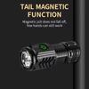 10000 Lumen Zoomable LED Flashlight USB Rechargeable Magnetic Base 3 LED Mini Tactical Torch Waterproof Portable Hand Lamp