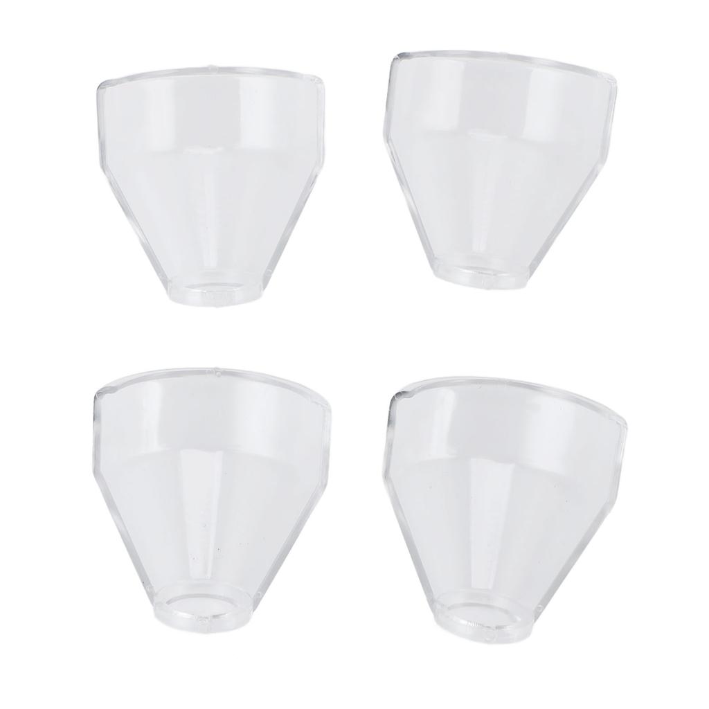 4Pcs Rotary Tool Shield Attachment ABS Transparent Dustproof Electric Grinder Drill Cover 18mm