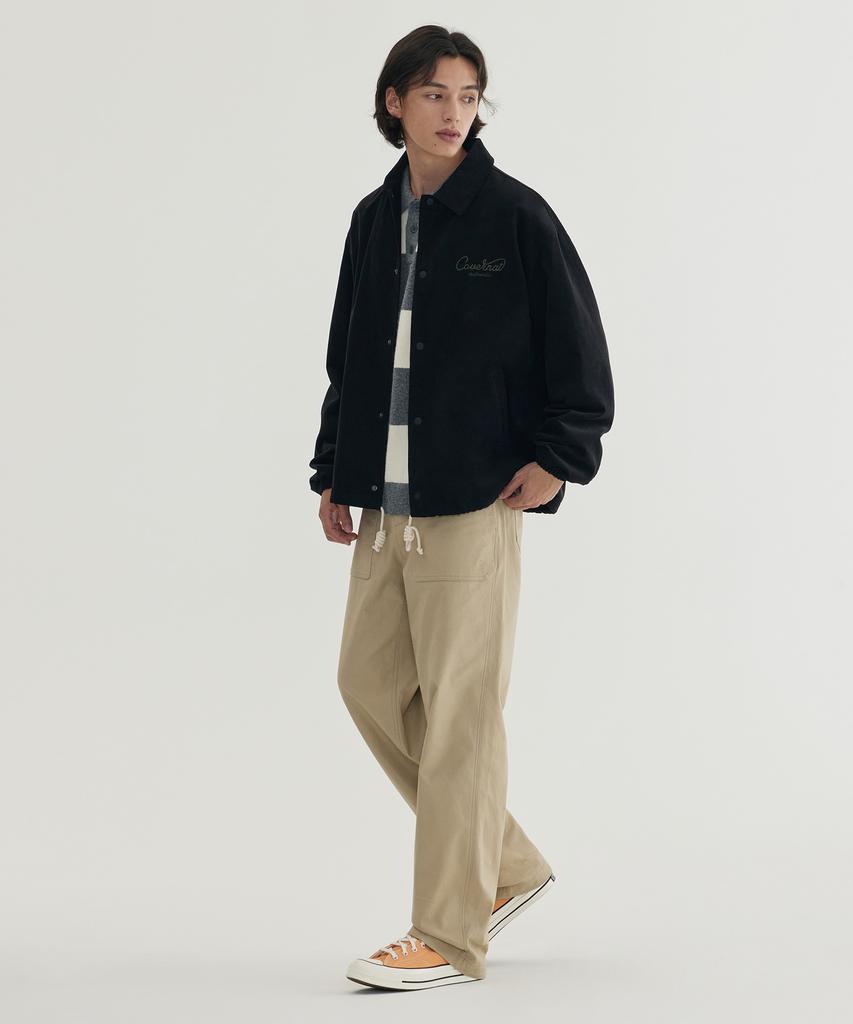 COVERNAT Corduroy Coach Jacket Green