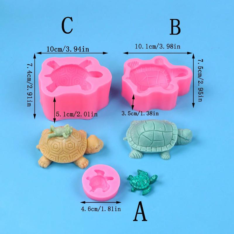 1ks Želva Pryskyřičná Forma Želva Silikonová Forma Epoxidová Pryskyřice Forma Želva Forma Želva Mýdlová Forma Dekorace Sádra Svíčka Aroma Fondán