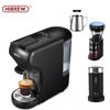 HiBREW H1A 4-in-1 Multifunktions-Kaffeemaschine, 19 bar Hochdruckextraktion, 1450 W Leistung, transparent, abnehmbar, lebensmittelechter BPA-freier Wassertank.