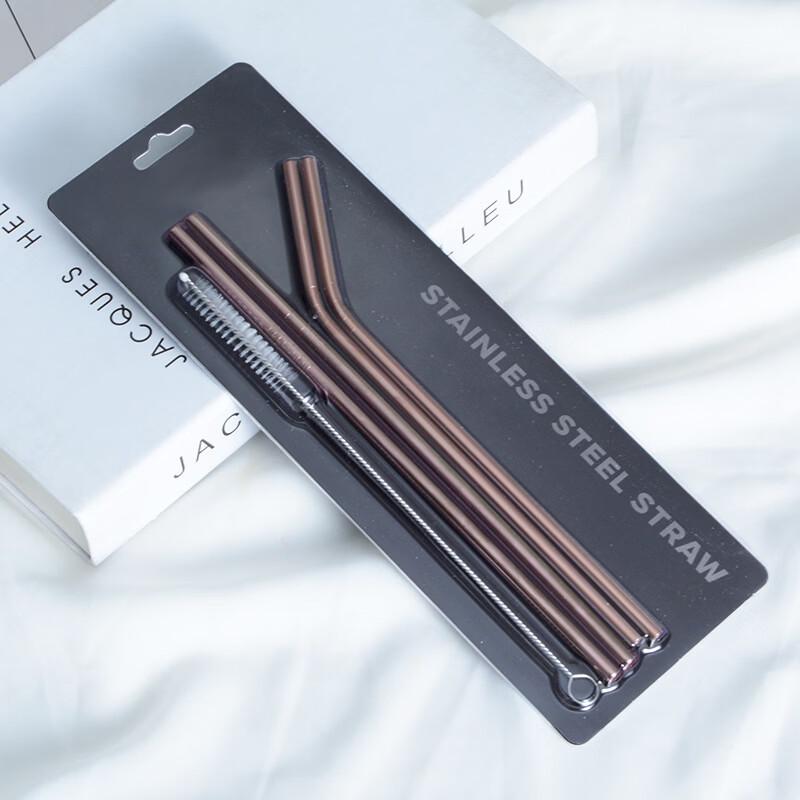 Qianxing Reusable Stainless Steel Straw Set
