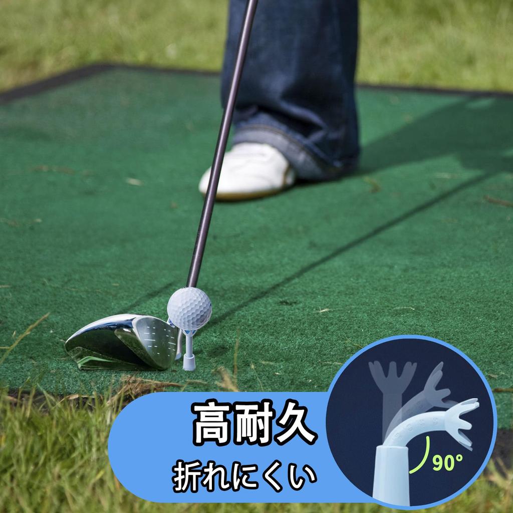Golf Tomahawk Golf-Tees für Übungsmatten und Fahrhöhe Einfach bis Lang Hohe Tees, Reichweiten, Verstellbar, Schwung, Distanz, Haltbarkeit, Bruchfest,