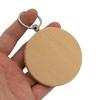 Customizable Beech Wood Keychain with Engraved Logo - Tourist Souvenir