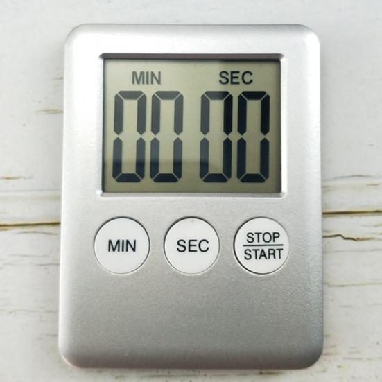 Cooking Timer Surface Practical Smooth ABS LCD Screen Magnetic Baking Reminder for Kitchen