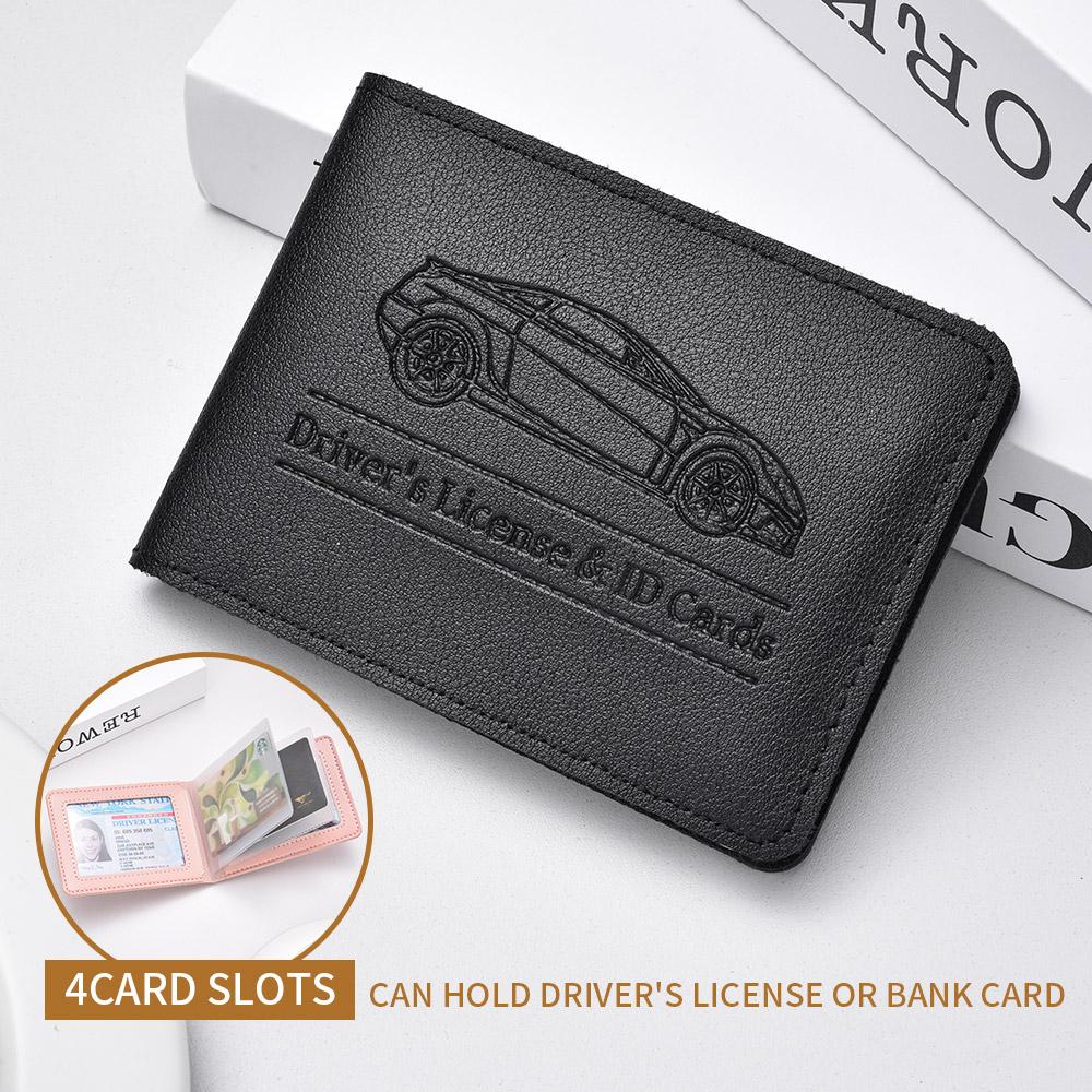 Driver s License Holder Pu Leather Cover Car Driver s License Protective Case Multi-Function Credit Card Bag