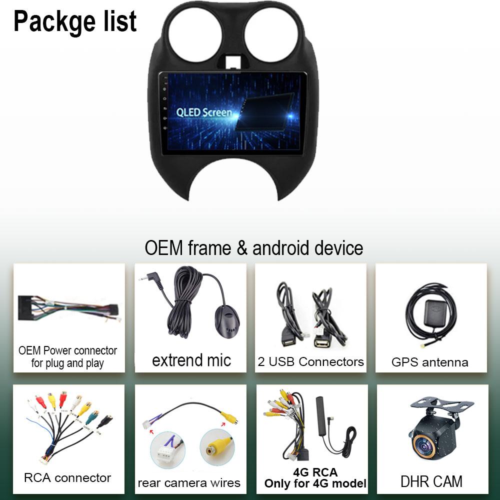 Android 14 Car Radio For Nissan March MICRA 2011-2015 Multimedia Player no 2Din dvd Carplay Naviagtion 5G Wifi DVD Head unit
