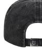 Uusoo Damage 6-Panel Ball Cap_ Washed Black