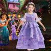 Encanto Isabela Kids Deluxe Puffy Yarn Princess Costume Perfect For Halloween Carnivals And Fancy Dress Parties!