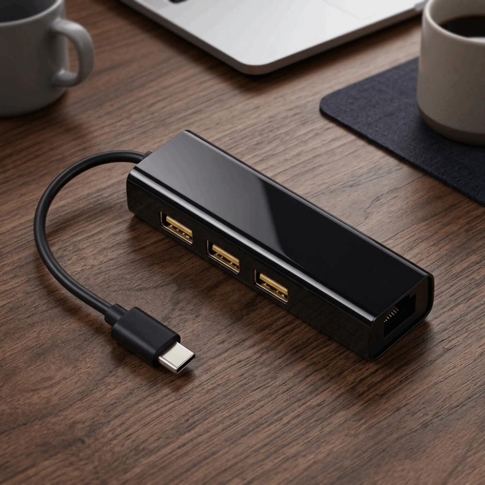 USB 2.0 USB Ethernet Adapter High-Speed USB Hub High-Speed USB Type C Ethernet Adapter for PC