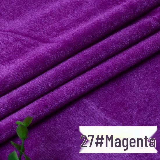 Jednobarwna tkanina aksamitna w kolorze złotym do zasłon scenicznych, obrusów, tkanin dekoracyjnych i projektów DIY