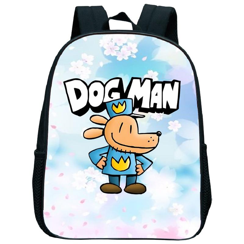 Dog Man Kindergartenrucksack 12 Zoll Dogman Kinder Junge Mädchen Kindergartentasche Kleinkind Zurück zur Schule Geburtstagsgeschenk