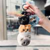Lifelike Animal Cat Keychain Fluffy Simulation Cat Plush  Key Ring  Kids Gifts