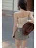 French-Style Women's Summer Camisole: Unique Sleeveless Top with Thai-Inspired Design