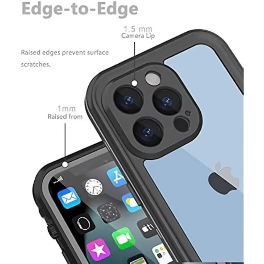 IP68 Shellbox Wasserdichtes Gehäuse für iPhone 16 15 14 13 12 11 Pro Max XR XS Max 13Mini 15Plus Aluminium-Schwimmtelefon-Luxusabdeckung
