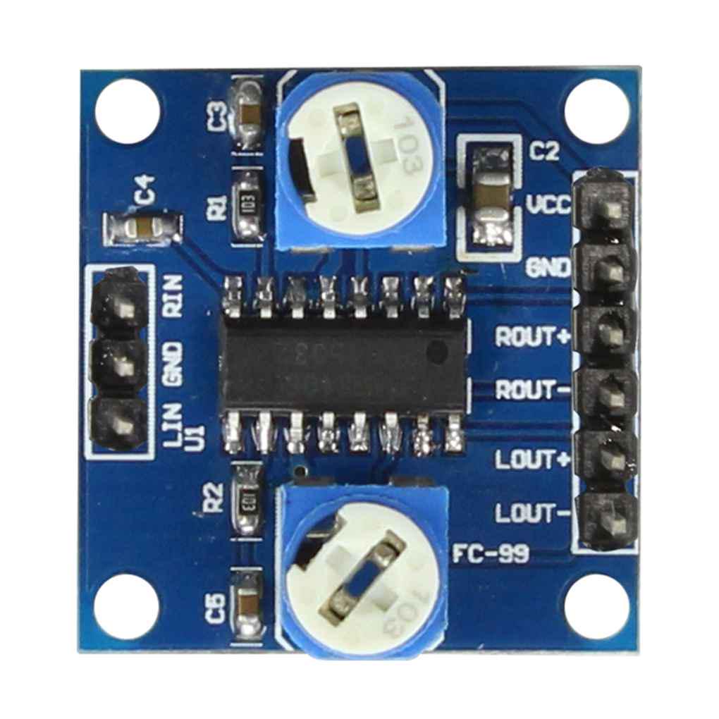 Modulo PAM8406 amplificatore digitale audio classe D con potenziometro 5W+5W