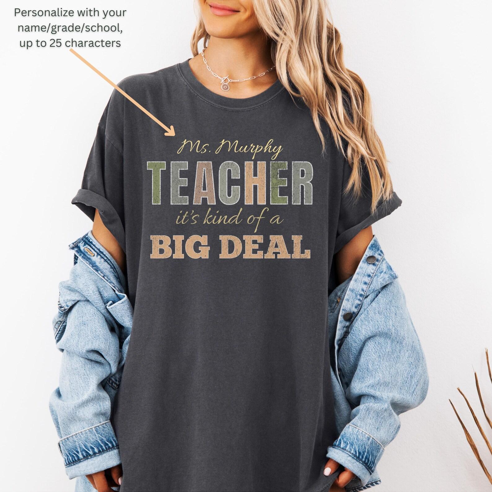 Teacher Appreciation T-Shirt: Ethically Harvested Cotton Educator Gift 2XL