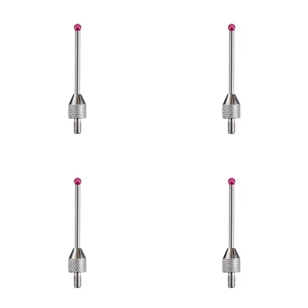 ABUL-4X M2.5 CNC Probe Measuring Tips 2Mm Stylus Ball Porcelain Shaft CNC Height Gauge Probe Measuring Probe CMM Machines A