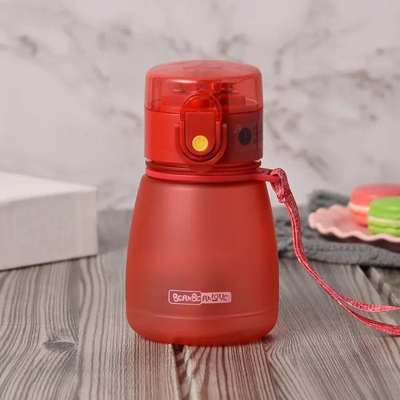 

Straw Water Bottles Child Pipette With Rope Strap Handle Plastic Straw Prevent Leakage Plastic Water Bottle 320ml Portable Cup 301-400ml
