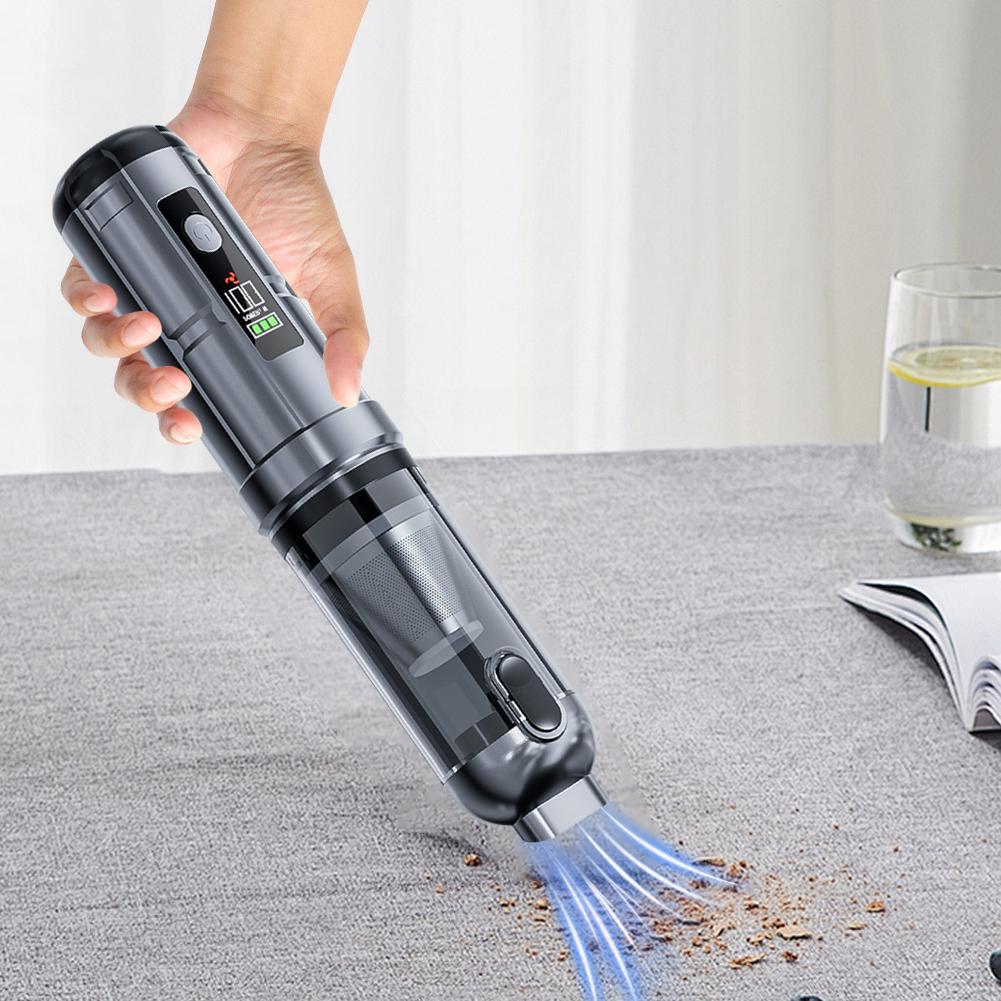15000PA Car Vacuum Cleaner Rechargeable High Power Mini Vacuum Cleaner Portable Cordless Compressed Air Duster for Car Home