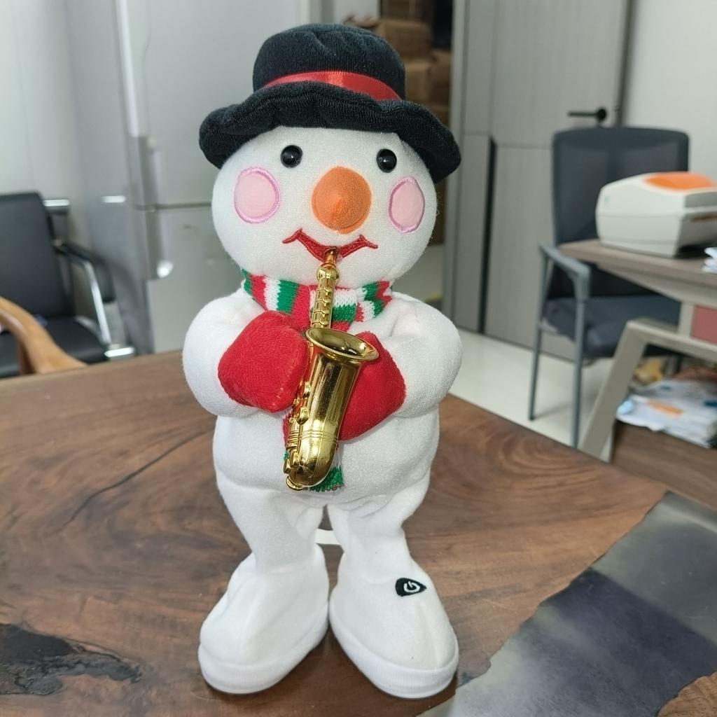 Electric Dancing Christmas Tree Plush Toy Glowing Halloween Christmas Decoration Swinging Singing Festive Home Decorations