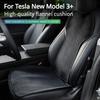 Seat Cover Cushion for Tesla New Model 3+ Highland 2024 Flannel Anti-dirty Seat Pad Mats Flocking Mat Car Seat Cover Accessories