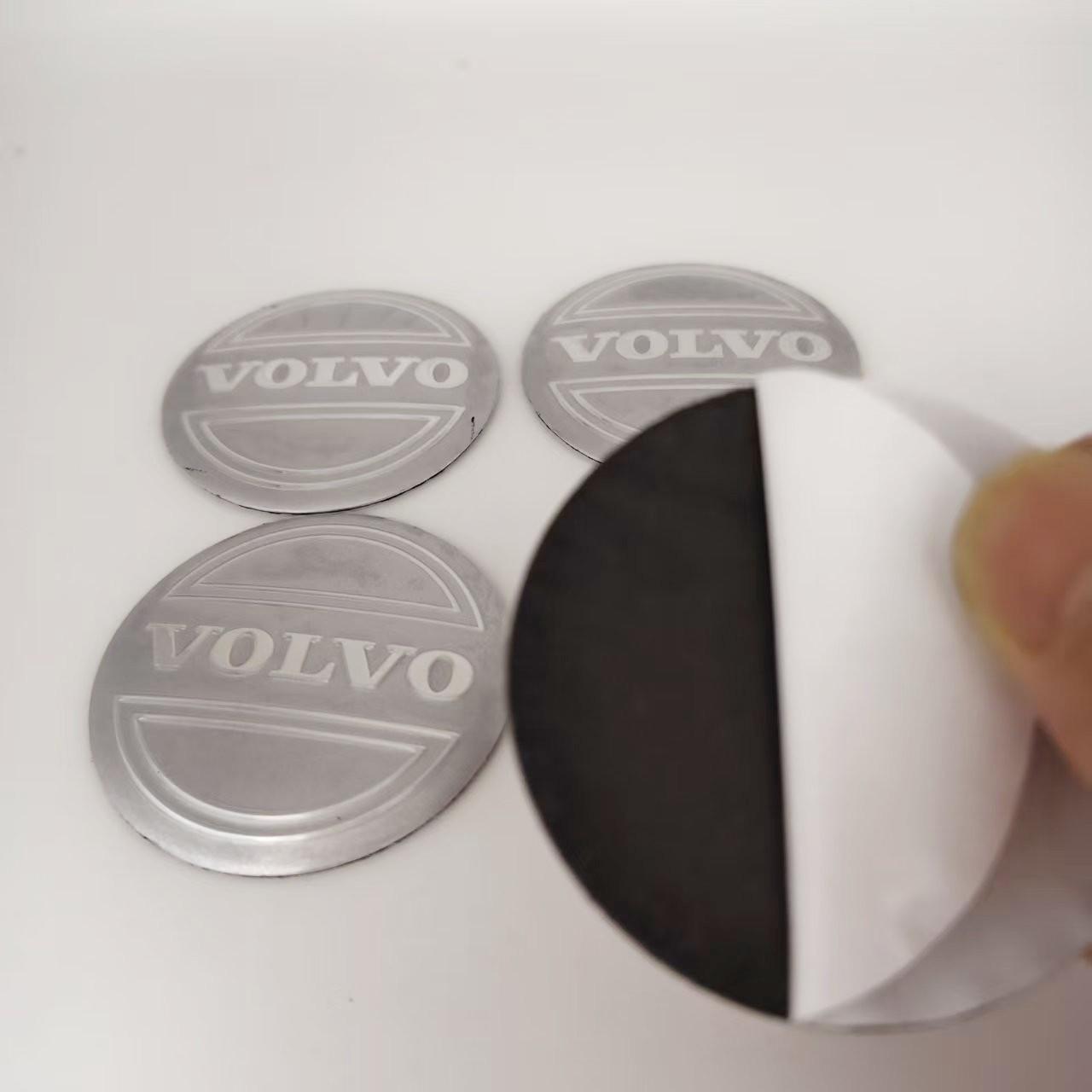 

For Volvo XC90 V90 V60 XC60 V40 S80 S60 S90 C40 XC40 Wheel Center Tire Hub Caps Cover Sticker Decal 5.6-6.5mm Car Accessories 60mm