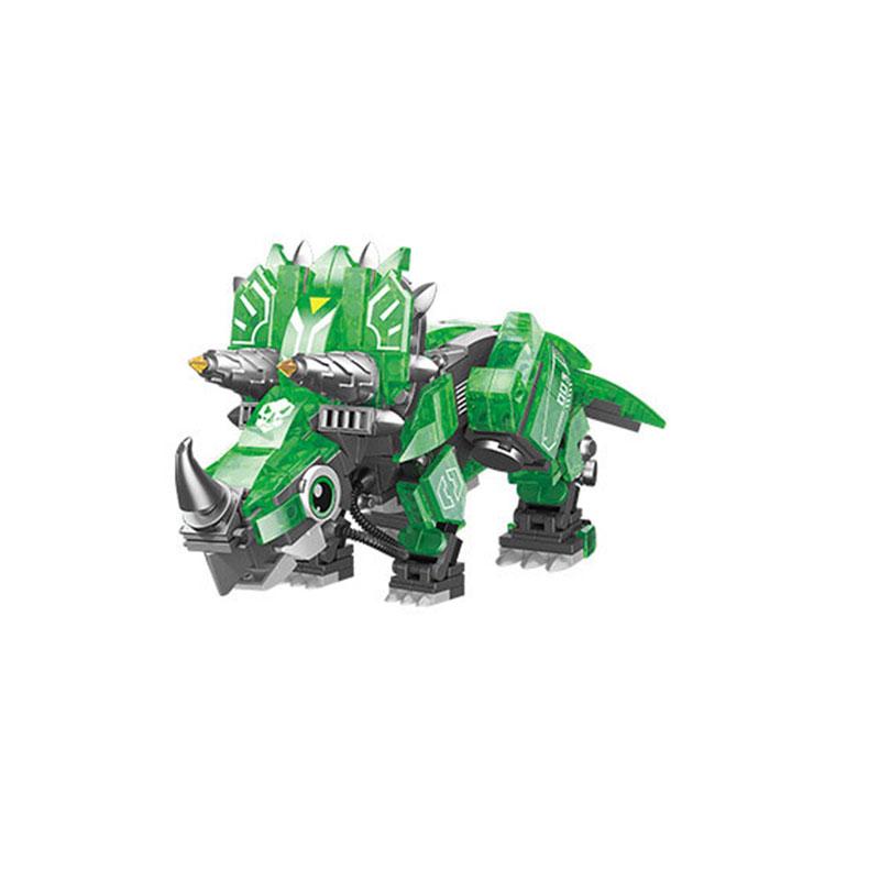 

Серія Jurassic Luminous Particle Dinosaur Building Blocks Kids Diy Toys Gift Triceratops,348PCS