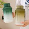 Graduated Fitness Water Bottle Gradient Fitness Drinking Bottle Sports Water Cup  Hiking