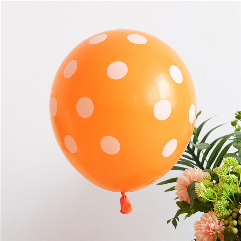 12-inch Thickened Polka Dot Latex Balloons for Kindergarten Activities and Children s Day Celebrations