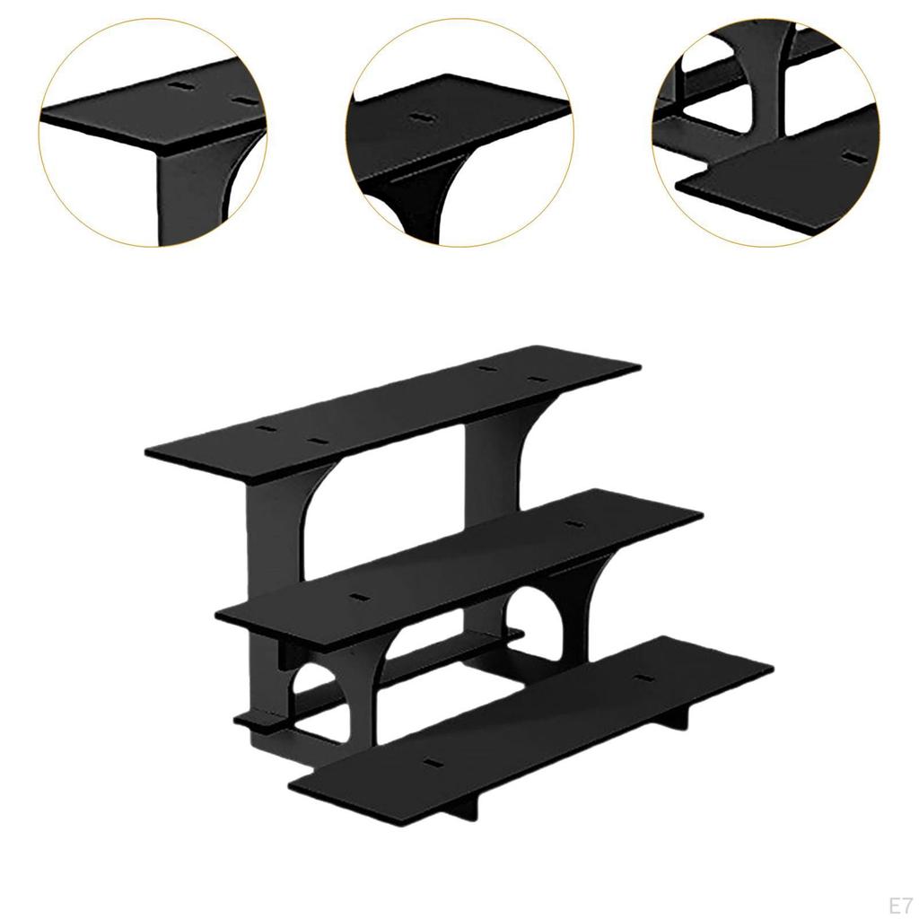 3 Tier Corner Display Rack with Shelves for Craft Shows And Markets