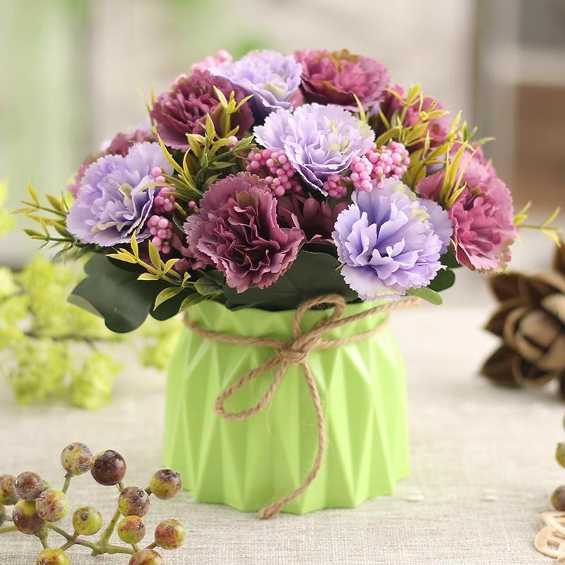 Indoor Artificial Flower Bouquet Decor for Office or Living Room