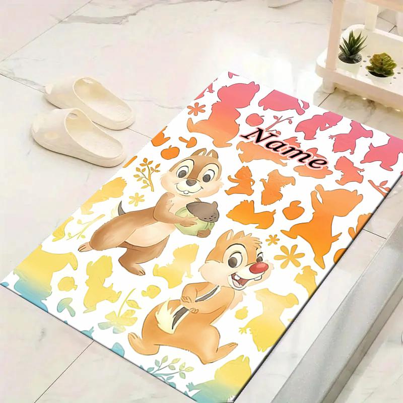 Custom 1Pc Chip Dale'S Festive Fun Rug Office Carpet Indoor Outdoor Entrance Doormat Nonslip Soft And Comfortable Living Room D91613
