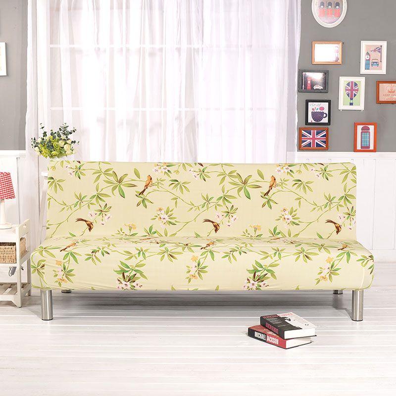Premium Stretch Elastischer Armloser Schlafsofa Couchbezug Mit Weichem Stoff Und Ausgezeichneter Passform