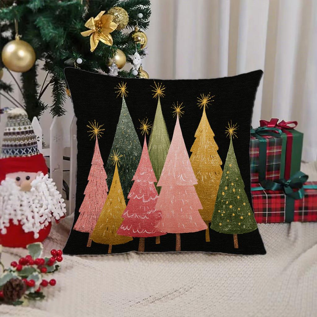 

Рождественский венок НаволочкаПодходит для дивана автомобиля спальни декоративная наволочка на подушку 16x16Inch