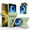 Applicable To Samsung Z Flip8 Folding Mobile Phone Case, Card Holder, Skin Matte All-inclusive Hinge 5/6/7 Anti-drop Hard