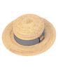Yunibeosyeolkemiseuteuli Stripe Line Raffia Panama Hat Panama Hat