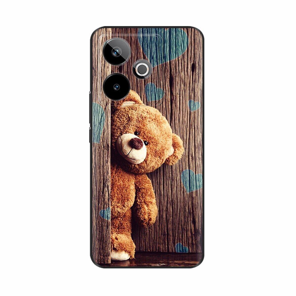 For Realme GT 7 Case Silicone Soft TPU Phone Back Cover For Realme GT 7T Case Cute Cartoon Cases For Oppo Realme GT7 Fundas Bags