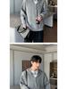 Men's Retro Half-Zip Loose Knitted Hoodie (Autumn/Winter Collection)