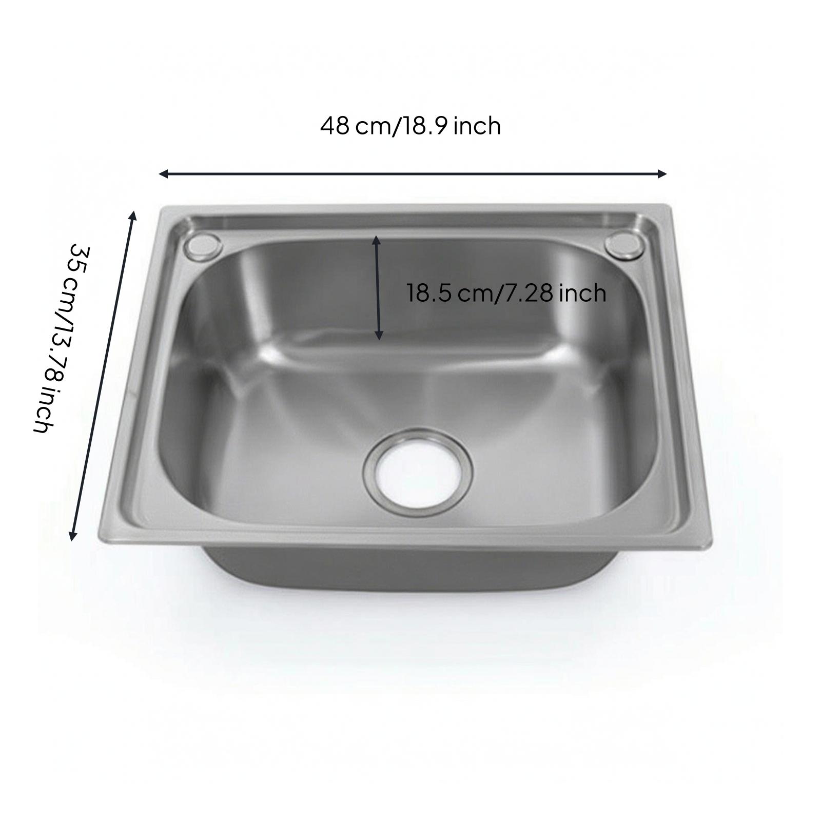 Single Bowl Kitchen Sink Thickened Stainless
