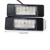 2Pcs Vehicle Rear License Plate LED Light for  X-Trail  Qashqai