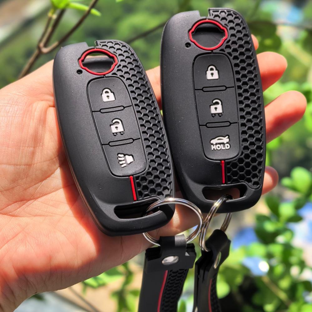 Keychain Protect For Nissan X-TRAIL SYLPHY Altima Qashqai Pathfinder Kicks Ariya 2022-2026 Silicone Car Key Cover Case