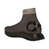 Ferragamo Salvatore Ferragamo Gardena Women S 726011 Blk Metallic Sock Sneaker Multi