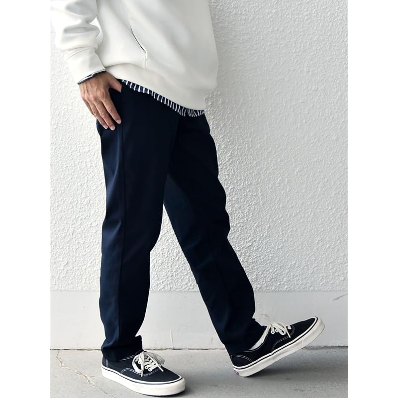 [Ships Any] pants Machine washable UV cut super stretch tapered easy men's 713100040 navy M