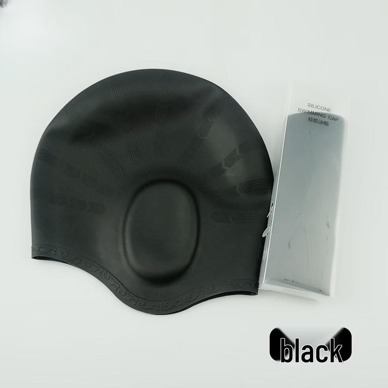 Women s Comfort-Fit Silicone Swim Cap with Ear Protection